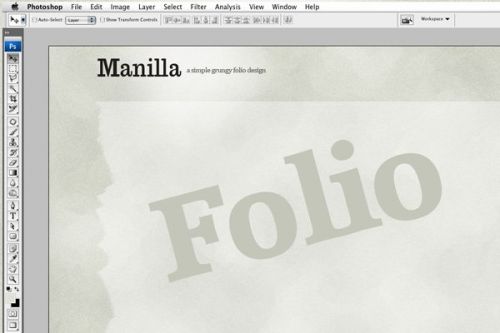 اموزش طراحی سایت از بافت کاغذی در فتوشاپ